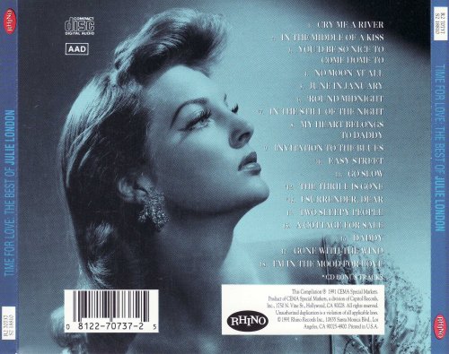 Julie London - Time For Love: The Best Of Julie London (1991) FLAC