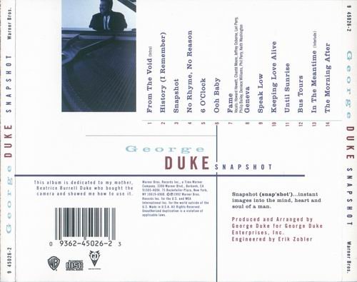 George Duke - Snapshot (1992)