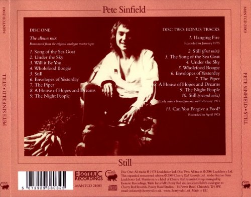 Pete Sinfield - Still (Reissue, Remastered, 2xCD) (1973/2009)