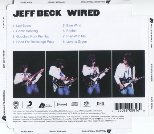 Jeff Beck - Wired (Reissue 2016) [SACD]