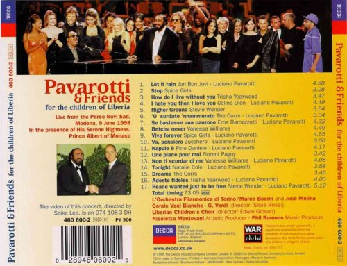 Pavarotti & Friends - For The Children Of Liberia (1998)