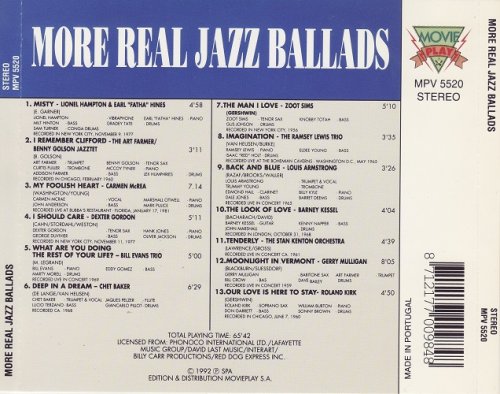 VA - More Real Jazz Ballads (1992) CD-Rip