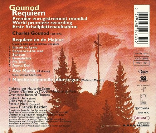 Francis Bardot - Gounod: Requiem; Ave Maria; Marche Solonelle (1996)