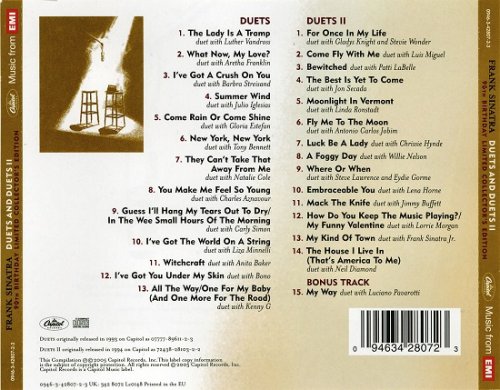 Frank Sinatra - Duets and Duets II (90th Birthday Limited Collector's Edition) (2005)