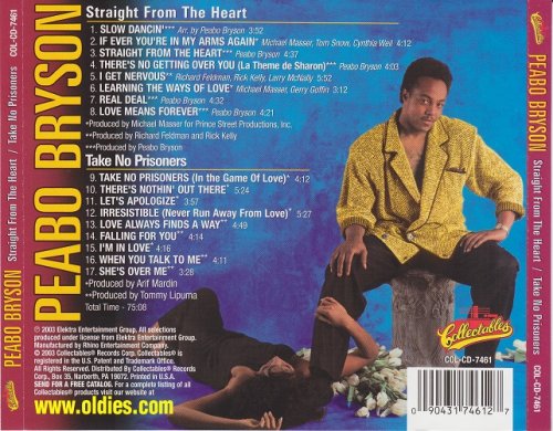 Peabo Bryson - Straight From The Heart / Take No Prisoners (2003) CD-Rip