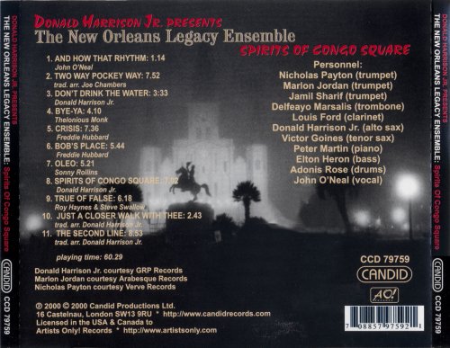 Donald Harrison Jr. Presents the New Orleans Legacy Ensemble - Spirits of Congo Square (2000)