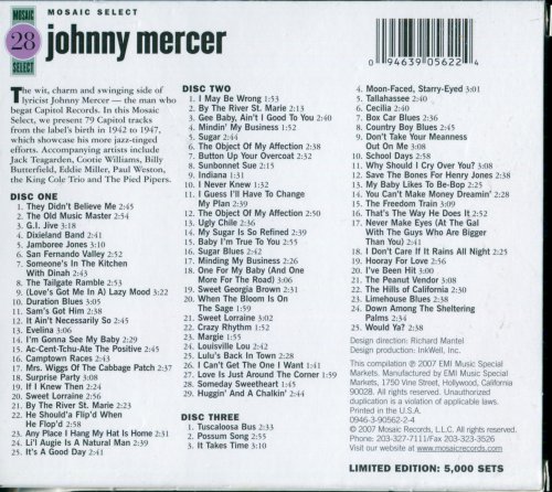 Johnny Mercer - Mosaic Select 28 (2009)