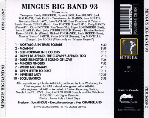Mingus Big Band 93 - Nostalgia In Times Square (1993)