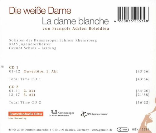 Gernot Schulz - Boieldieu: La dame blance (2010)