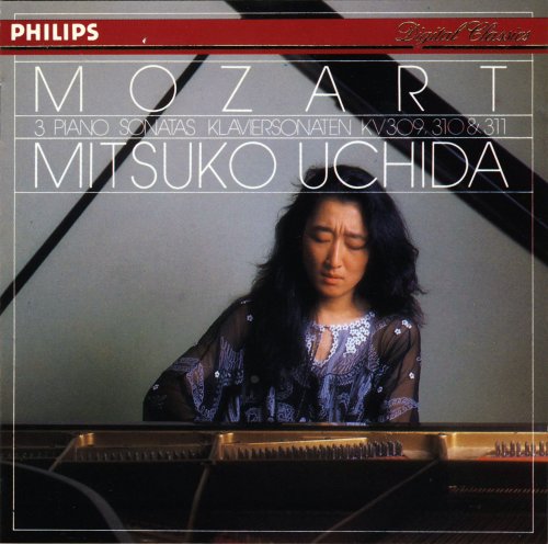 Mitsuko Uchida - Mozart: 3 Piano Sonatas KV 309, 310 & 311 (1990)