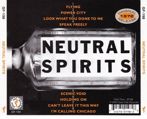 Neutral Spirits - Neutral Spirits (Reissue) (1972/2003)