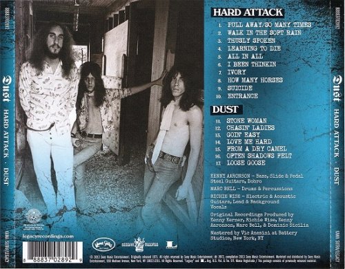 Dust - Dust / Hard Attack (Remastered) (1971-72/2013)