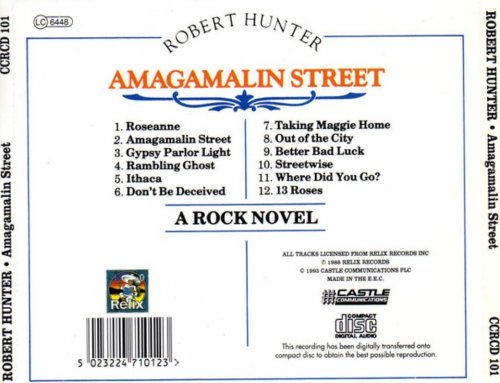 Robert Hunter - Amagamalin Street (Reissue) (1993)
