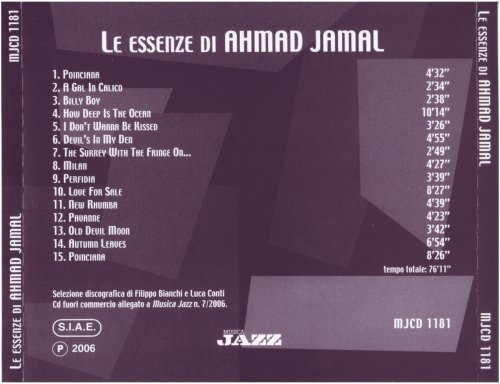 Ahmad Jamal – Le essenze di Ahmad Jamal (2006)