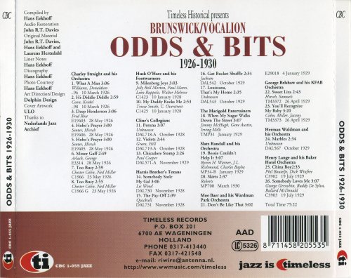 VA - Brunswick-Vocalion Odds & Bits 1926-1930 (1999)