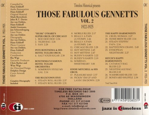 VA - Those Fabulous Gennetts Vol. 2: 1922-1925 (2000)