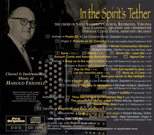 Choir of St. Stephen's Episcopal Church, Richmond, Virginia - In the Spirit's Tether (1999/2020)