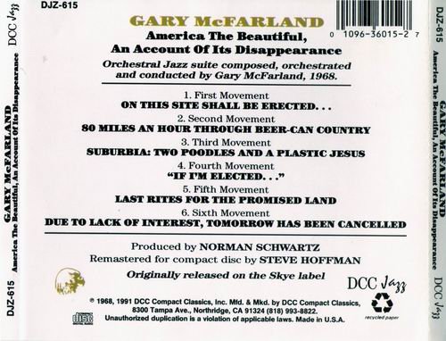 Gary McFarland - America The Beautiful (1968)
