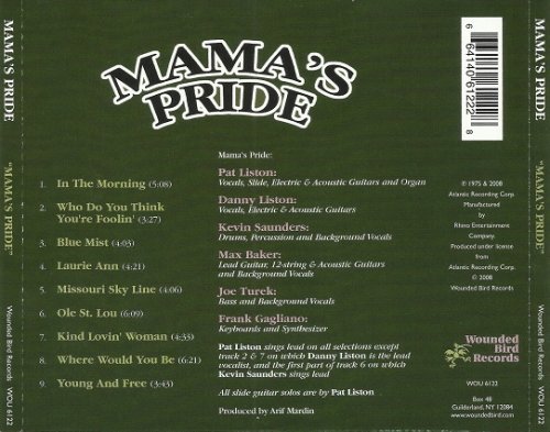 Mama's Pride - Mama's Pride (Reissue) (1975/2008)