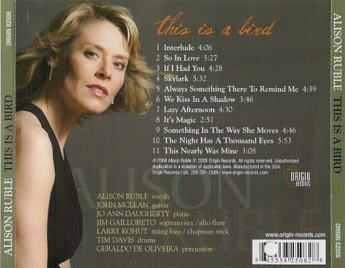 Alison Ruble - This Is a Bird (2008) FLAC