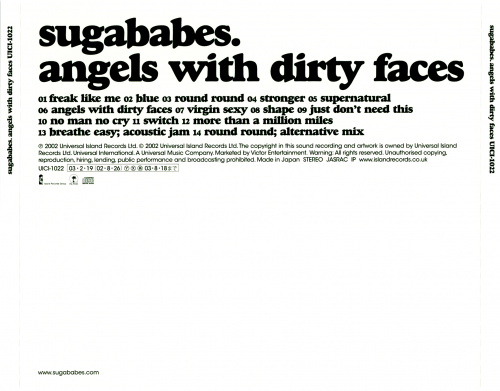 Sugababes - Angels With Dirty Faces (Japan 2002)