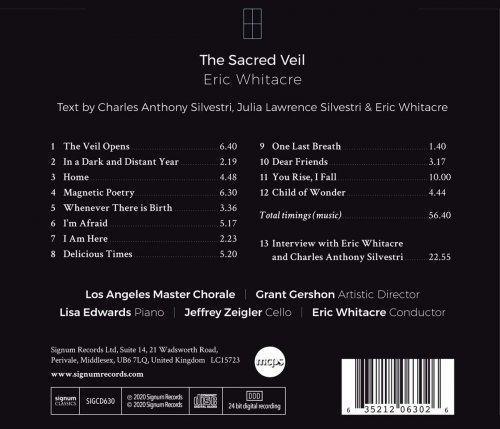 Los Angeles Master Chorale & Eric Whitacre - Eric Whitacre: The Sacred Veil (2020) [Hi-Res]