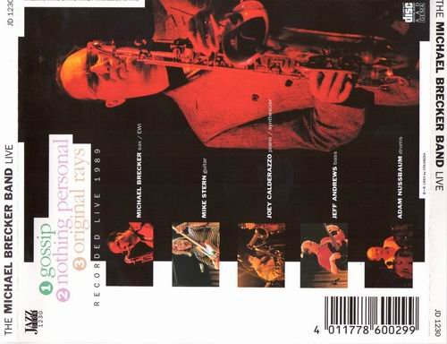 The Michael Brecker Band - Live (1993) CD Rip