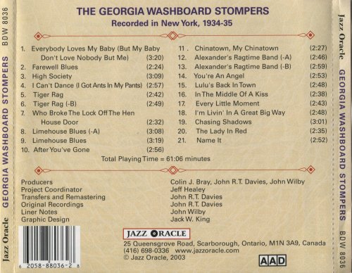 Georgia Washboard Stompers - Complete Recordings (2003)