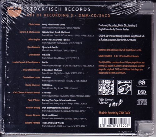 VA - Stockfisch Records: Art of Recording Vol.3 (2016) [Hi-Res+SACD]