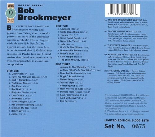 Bob Brookmeyer - Mosaic Select 9 (2004)