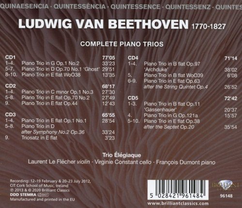 Trio Élégiaque - Quintessence Beethoven: Complete Piano Trios (2020) [Hi-Res]