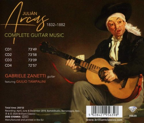 Gabriele Zanetti - Arcas: Complete Guitar Music (2020)