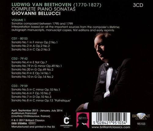 Giovanni Bellucci - Beethoven: Complete Piano Sonatas, Vol. 1-2 (2017/2020)