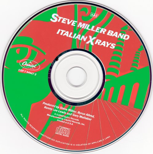 Steve Miller Band - Italian X Rays (1990)