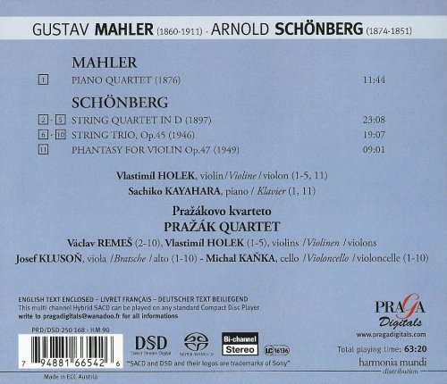 Pražák Quartet - Mahler, Schoenberg: Chamber Music (2002)