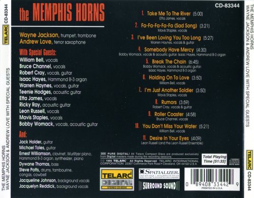 The Memphis Horns - Wayne Jackson & Andrew Love With Special Guests (1995)