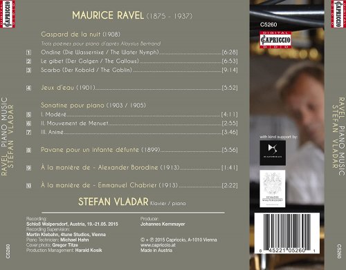Stefan Vladar - Ravel: Piano Music (2015) [Hi-Res]