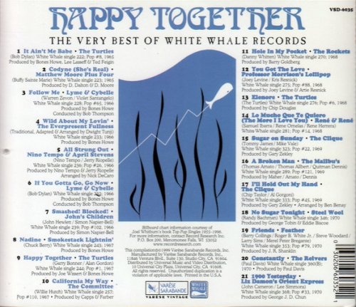 VA - Happy Together (The Very Best Of White Whale Records) (1999)