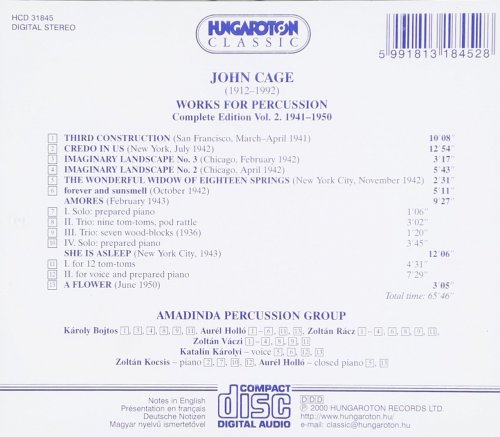 John Cage - Works For Percussion Vol.2 (2000)