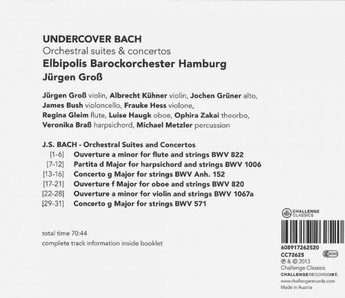 Jürgen Gross - Undercover Bach: Orchestral Suites & Concertos (2013)