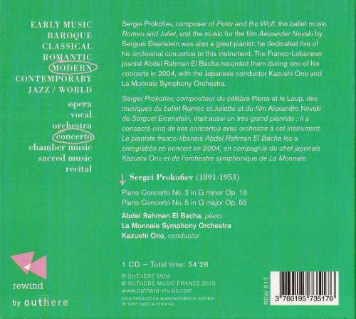 Abdel Rahman El Bacha - Prokofiev: Piano Concertos Nos. 2 & 5 (2004)