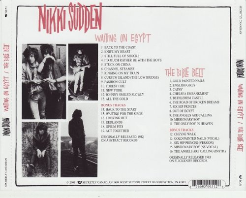 Nikki Sudden - Waiting On Egypt / The Bible Belt (Reissue) (1982-83/2001)