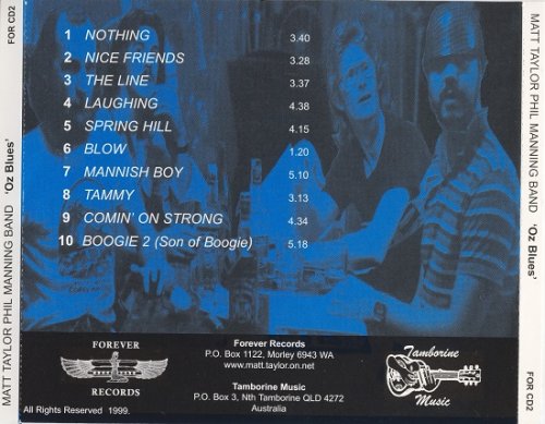 Matt Taylor Phil Manning Band - Oz Blues (Reissue) (1980/1999)