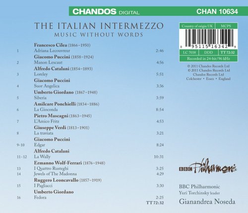 BBC Philharmonic Orchestra, Gianandrea Noseda - The Italian Intermezzo: Music without words (2011) [Hi-Res]