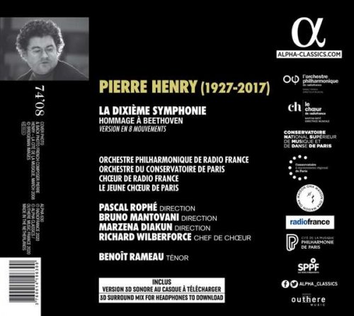 Benoit Rameau, Orchestre Philharmonique de Radio France, Orchestre du Conservatoire de Paris, Marzena Diakun, Bruno Mantovani & Pascal Rophé - Pierre Henry: La Dixième Symphonie - Hommage à Beethoven (2020) [Hi-Res]