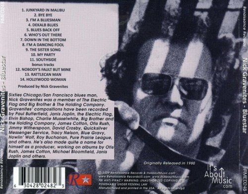 Nick Gravenites - Bluestar (Reissue) (1980/2009)