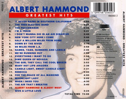 Albert Hammond - Greatest Hits (1995)