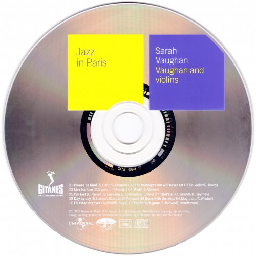 Sarah Vaughan - Jazz in Paris: Vaughan and Violins (2002)