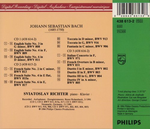 Sviatoslav Richter - The Authorised Recordings: J.S. Bach (2006)