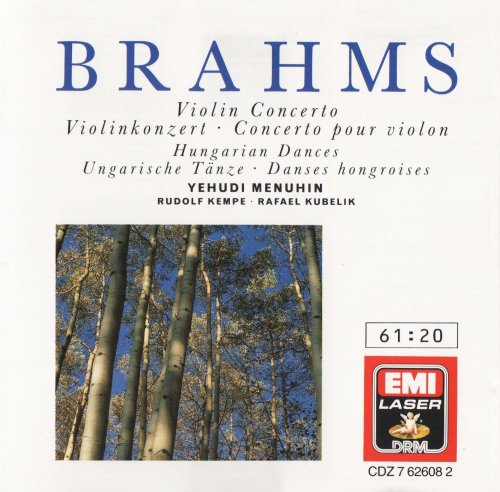 Yehudi Menuhin - Brahms: Violin Concerto, Hungarian Dances (1989)